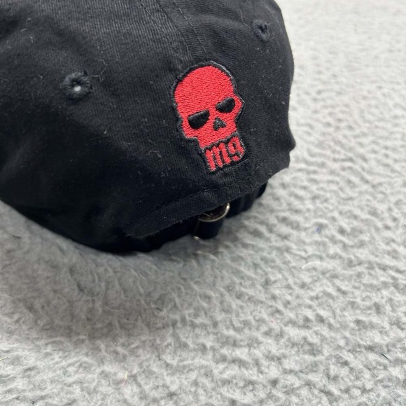 Monster Garage Hat Cap Mens One Size Strapback Flames Skull - Picture 5 of 10